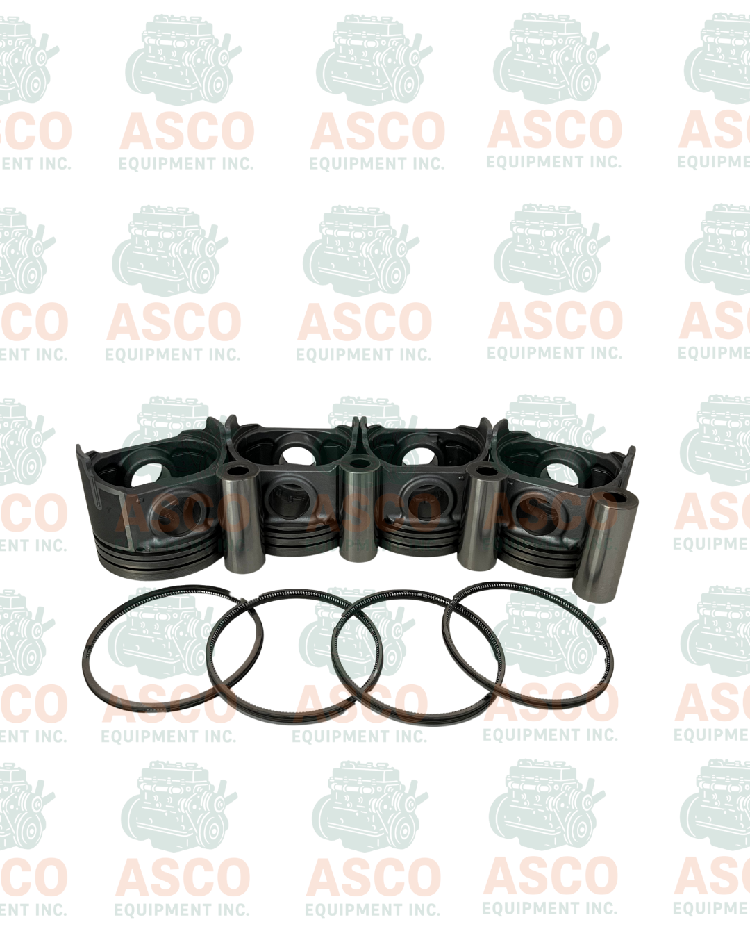 Piston and Ring kit for Kubota Engines V3307 STD Alfin (Hole 58mm)