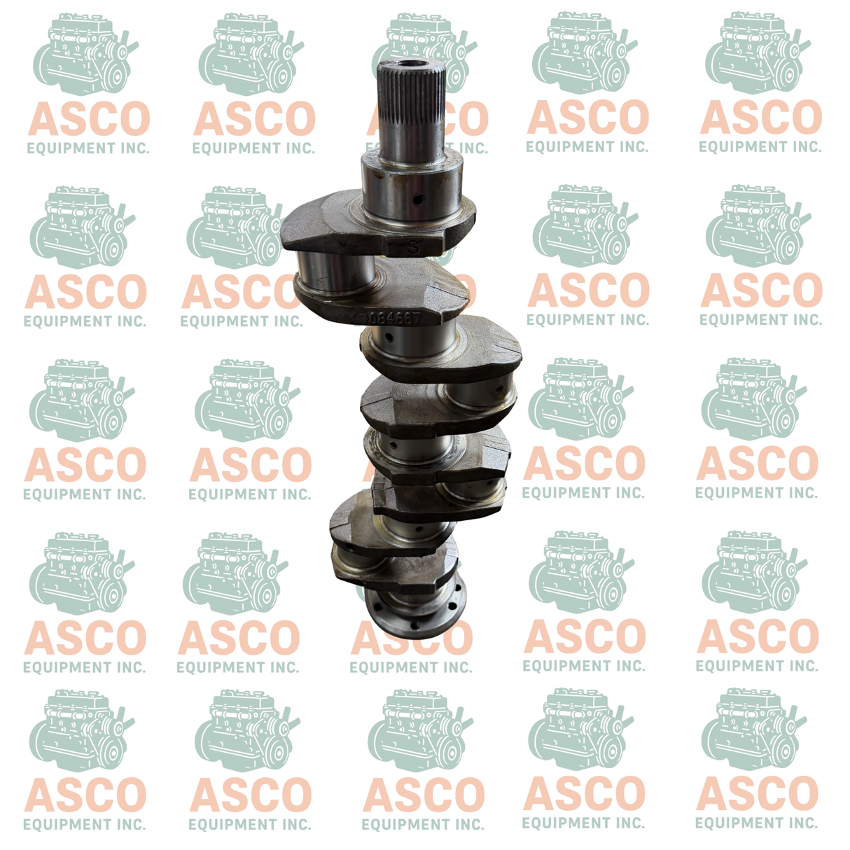 Crankshaft for Perkins 4.236 Rope Seal