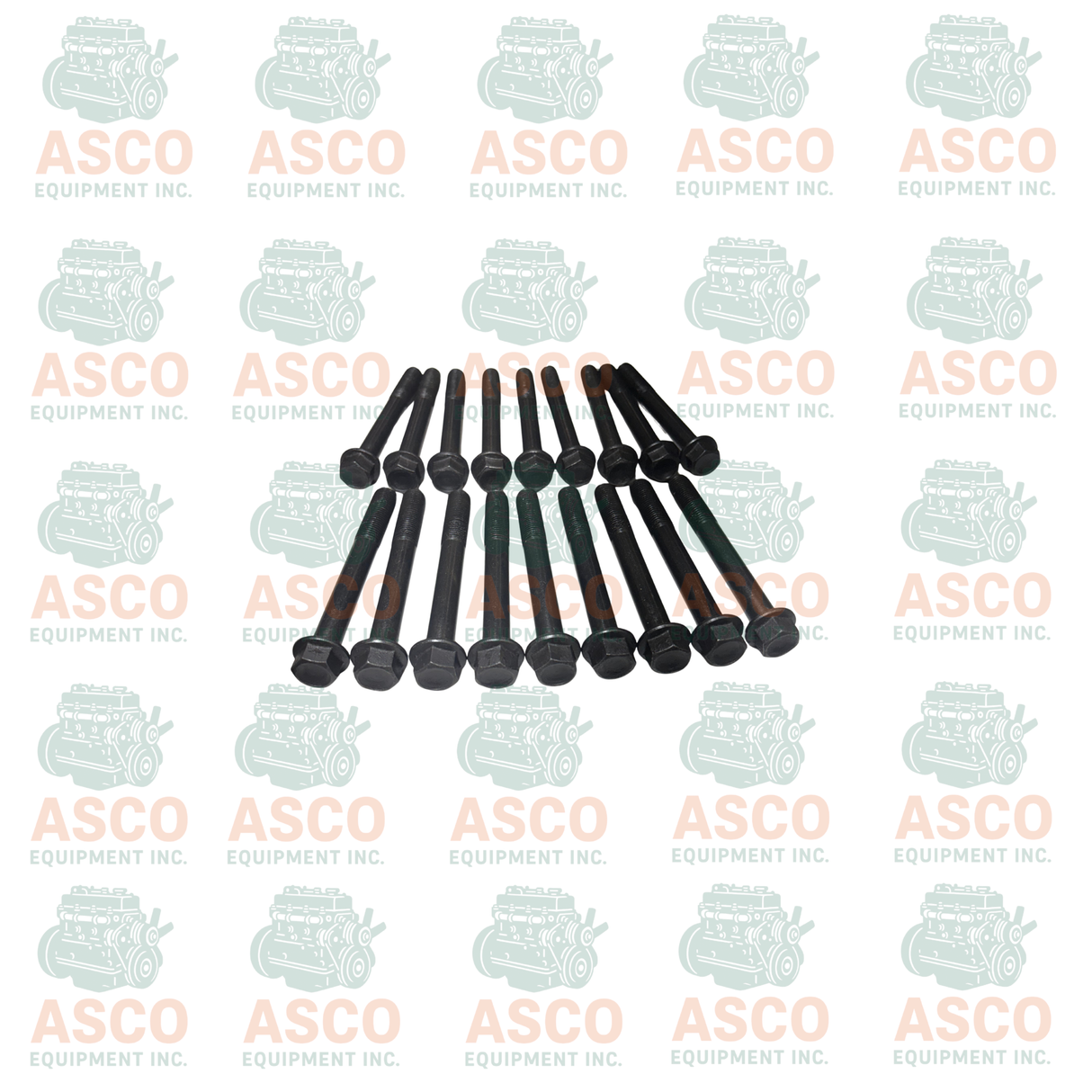 18Pcs Cylinder Head Bolt for Kubota Engine V3300 V3600 V3800