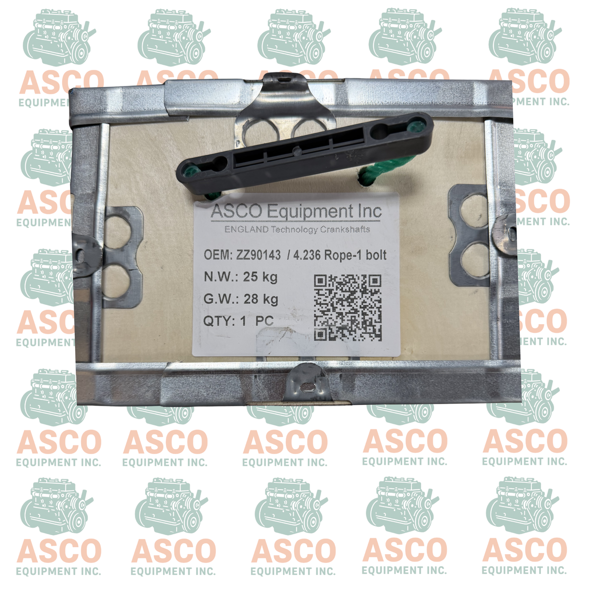 Crankshaft for Perkins 4.236 Rope Seal