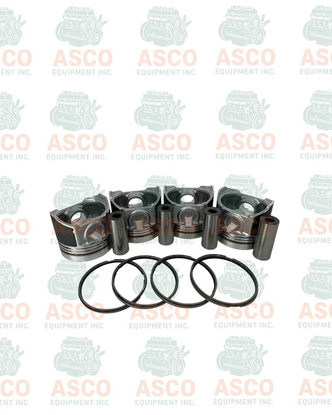 Piston and Ring kit for Kubota Engines V3300 STD Alfin (Hole 50MM)