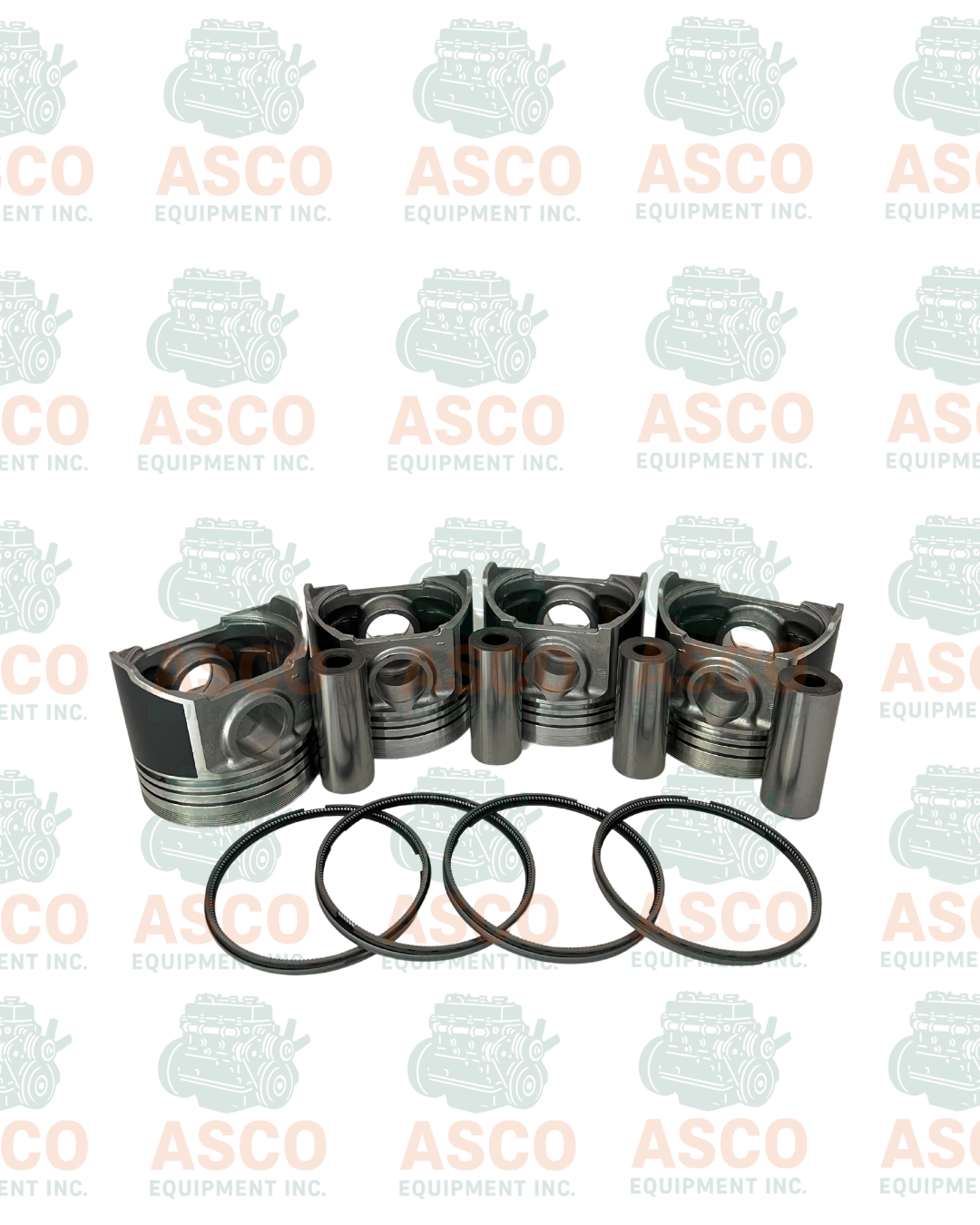 Piston and Ring kit for Kubota Engines V3300  STD Alfin (Hole 57mm)