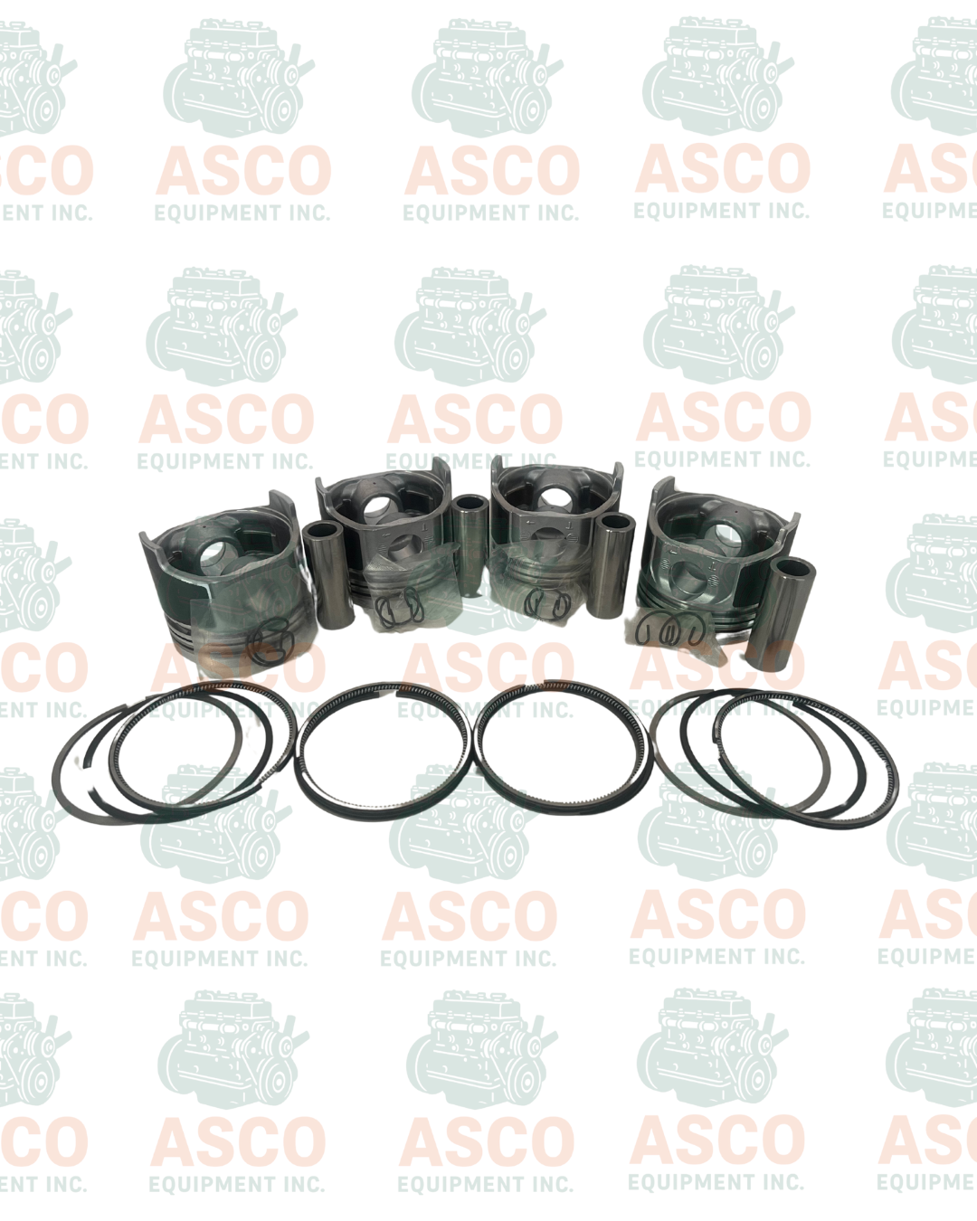Oversize 0.5mm Piston & Ring Kit – One Cylinder – Fits Kubota D1703, V2203, V2203E – 87.5mm Bore