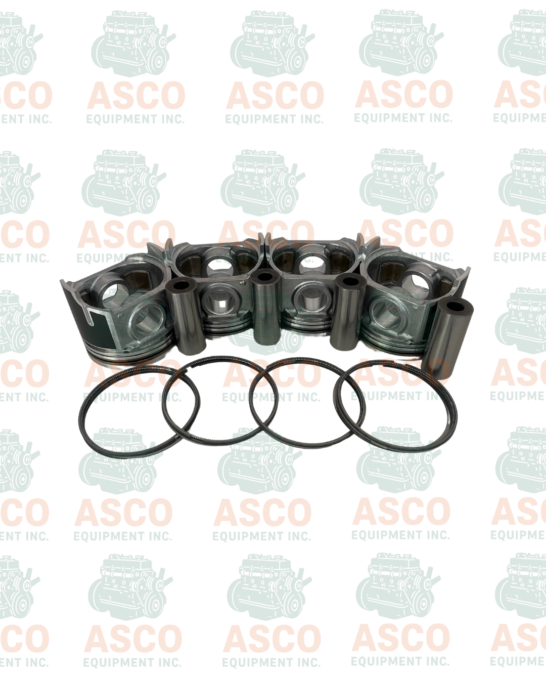 Piston and Ring kit for Kubota Engines  V3307  STD Alfin Hole 52mm