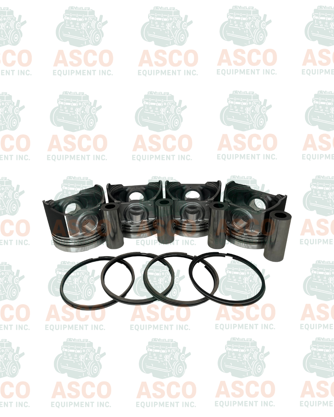 Piston and Ring kit for Kubota Engines V3800 STD Alfin Hole size 58.75 mm